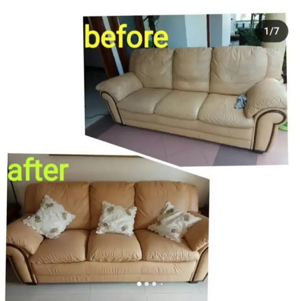 Upgrade sofa lama kembali baru