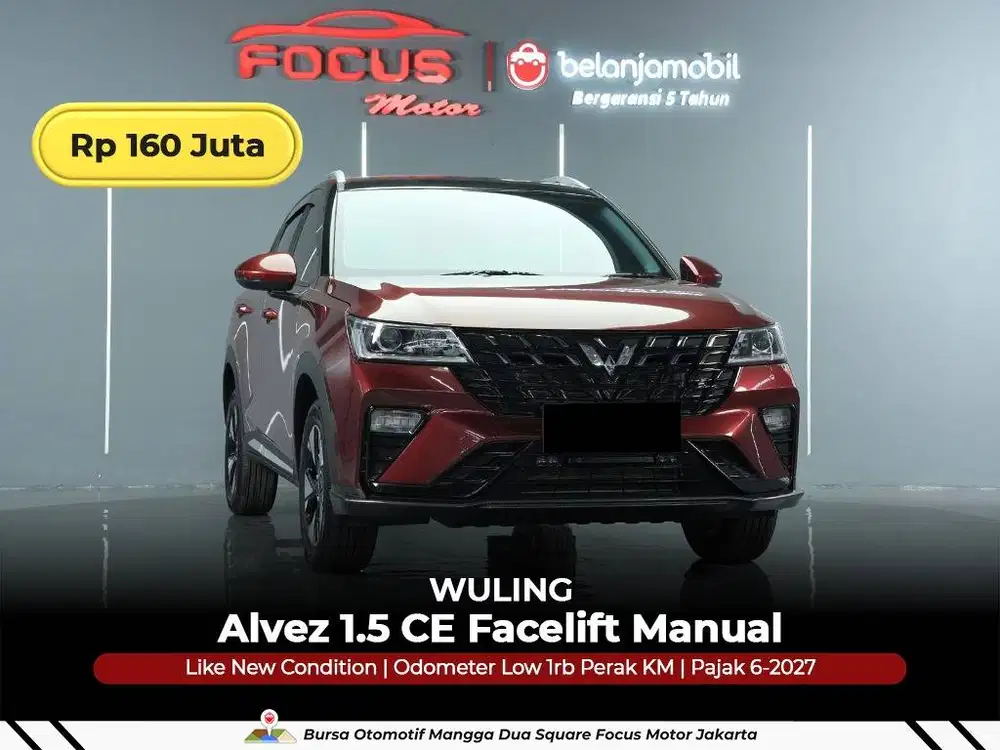 [ GARANSI 5THN KM 1RB ] Wuling Alvez 1.5 CE Facelift MT 2024/2025/2026