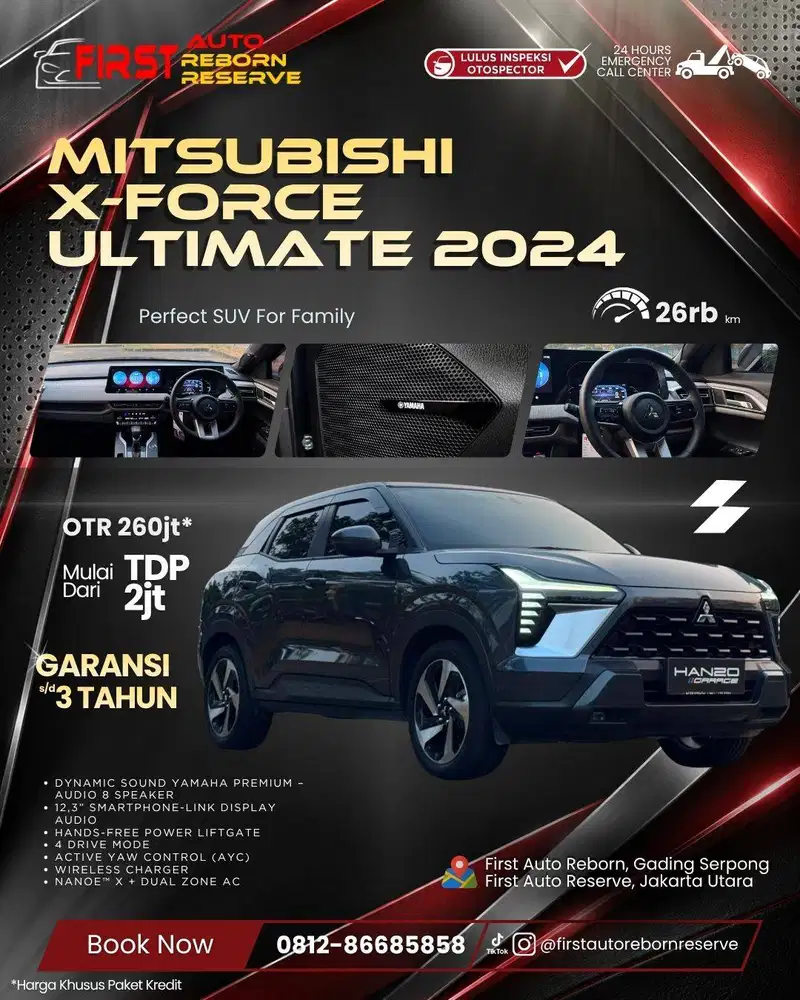 (TDP2jtan) Mitsubishi XFORCE Ultimate 2024