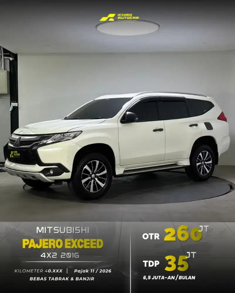 [ KM ANTIK 40RB ] MITSUBISHI PAJERO EXCEED AT 2016