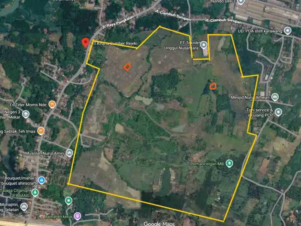 DIJUAL TANAH INDUSTRI 450 HA – KARAWANG BARAT