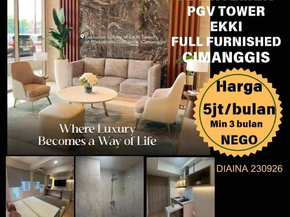 Apartemen PGV Tower Ekki Cimanggis Cibubur
