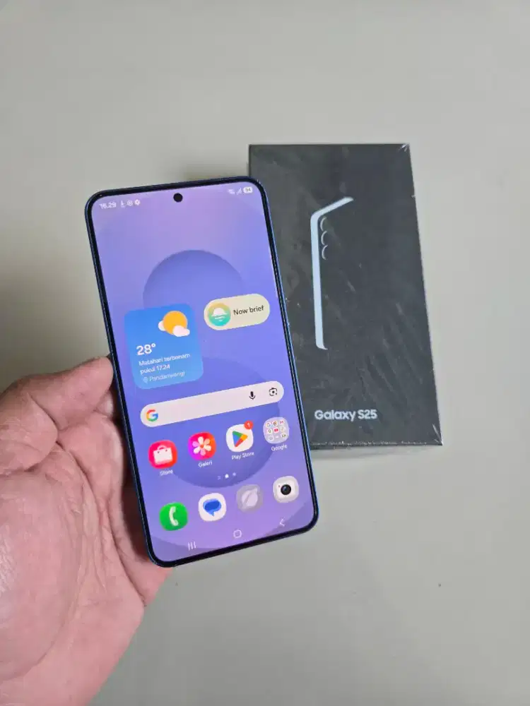 Samsung S25 5G 12/256 Blue SEIN Resmi Indo Fullset Normal Murah