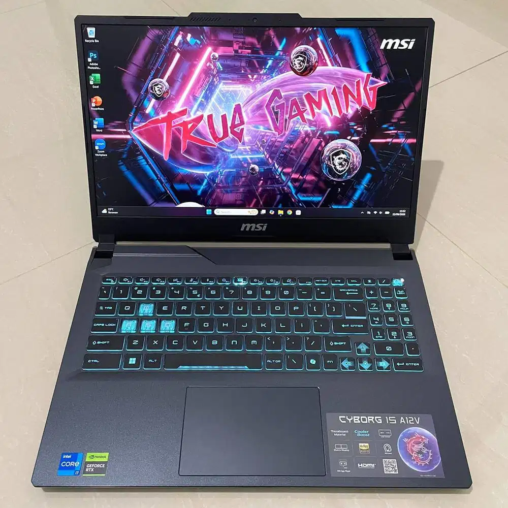 MSI Cyborg RTX 4060 Core i7-12650H SSD 1TB Laptop Gaming MURAH!