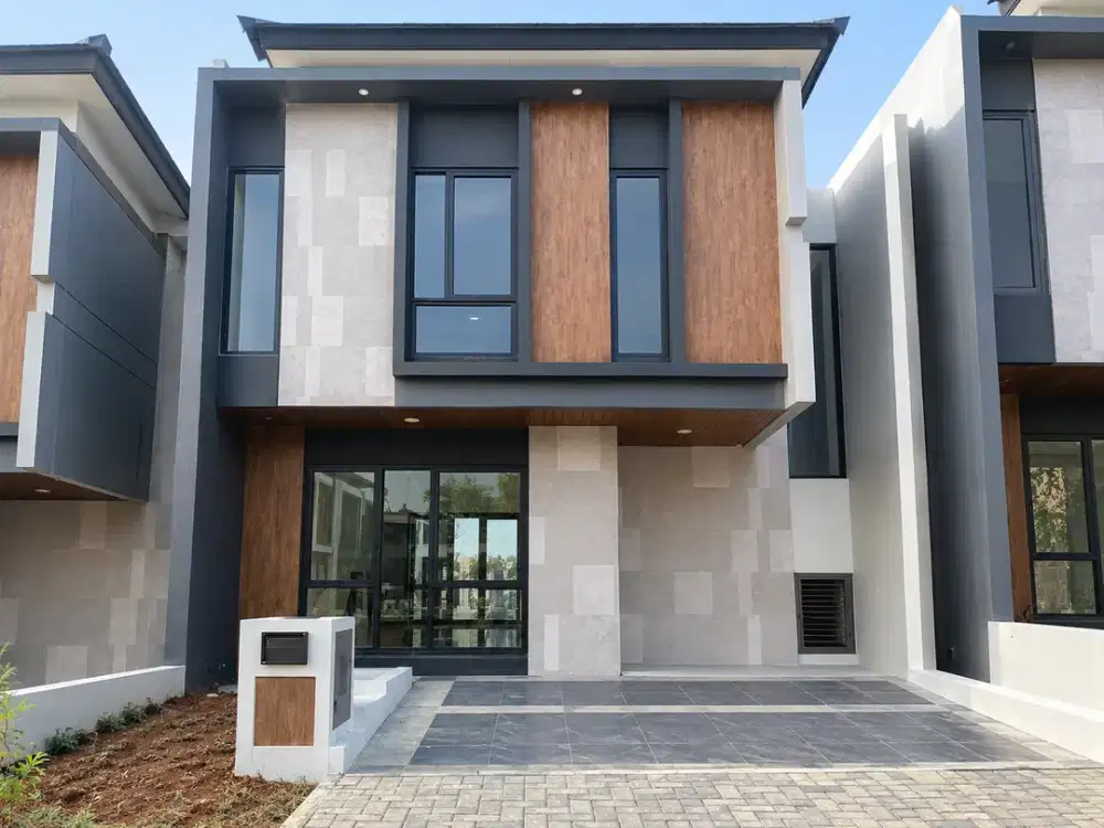 Dijual rumah brandnew seberang taman di boulevard Citra City Sentul Cluster favorite Corvina