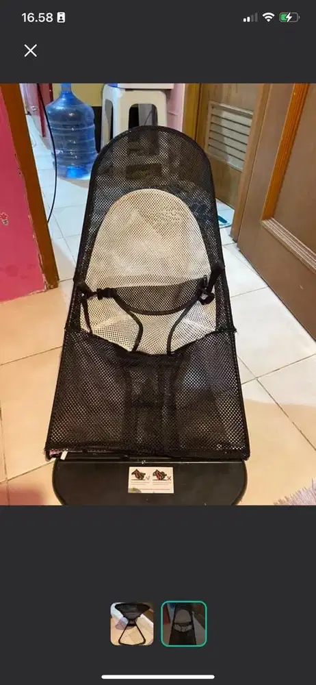 BabyBoss Kursi Ayunan Bayi Lipat/Kursi Bouncer