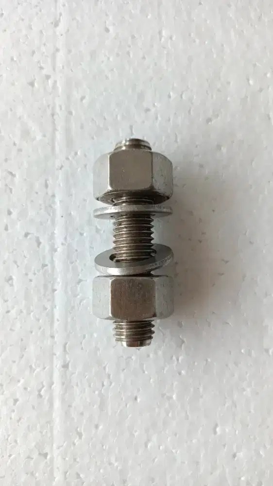 StudBolt A320 Gr.B8M With 2 HexNuts A194 Gr.8M Spec Std MarineOffshore