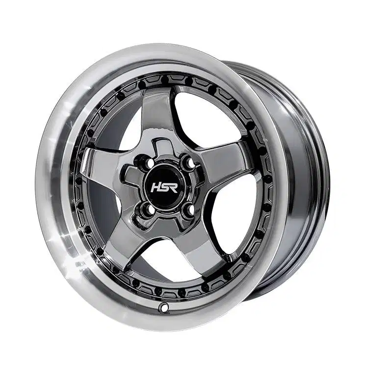 VELG MOBIL RACING BOB HSR R15X65/75 H4X100 ET42/33 RING 15 BLACK CHROM