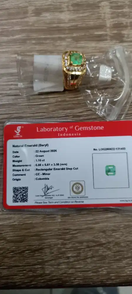 Emerald (Beryl) atau zamrud