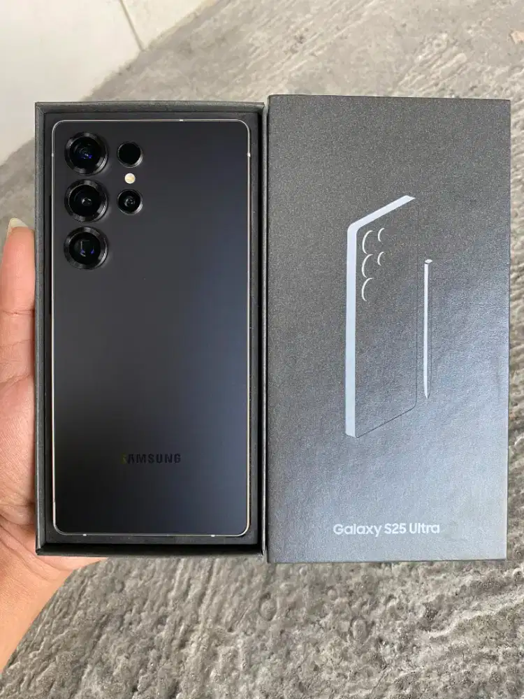 Samsung S25 Ultra 12/256 (Titanium Black) Ex Resmi SEIN, Grs Des 2026