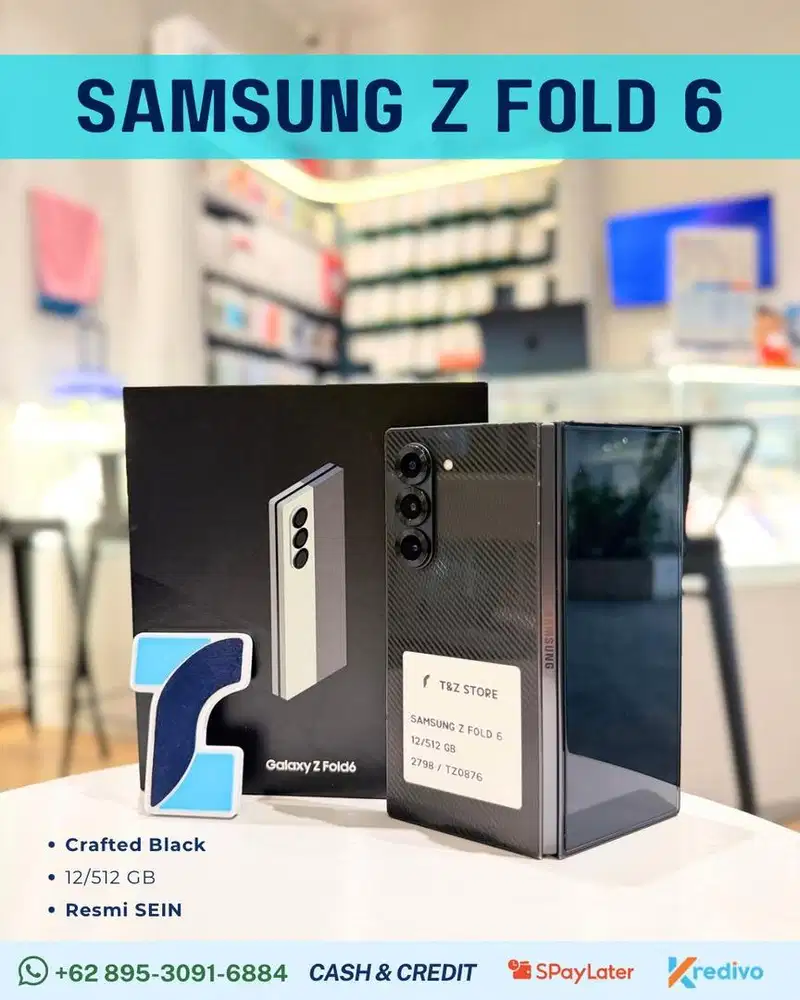 SAMSUNG Z FOLD 6 12/512GB - CRAFTED BLACK