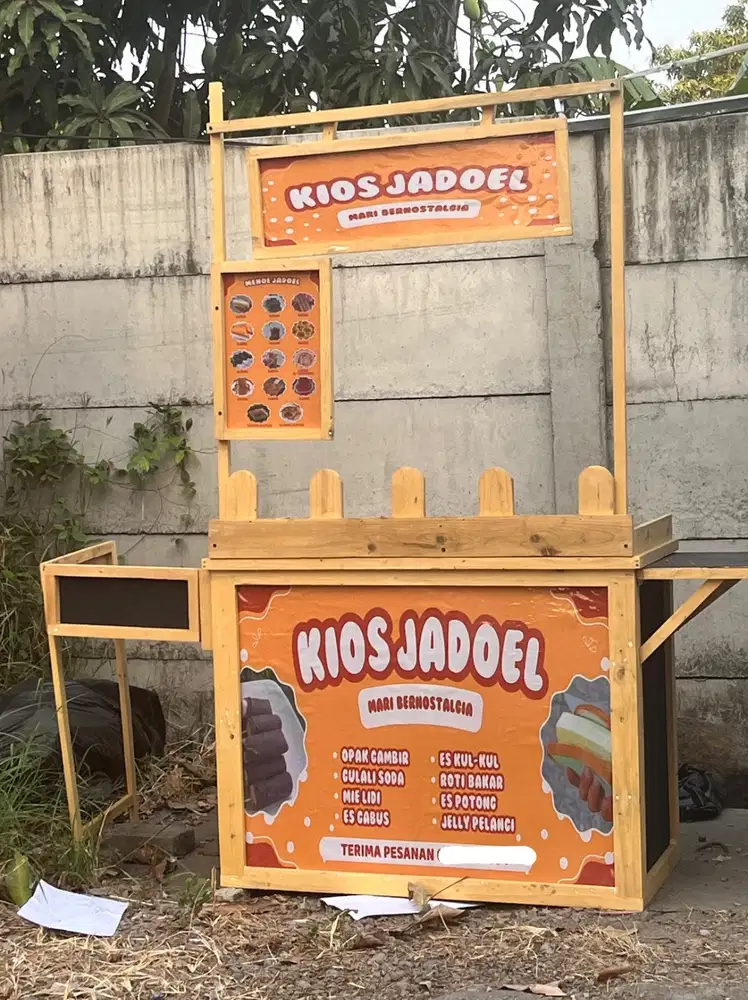 Booth Jualan (Baru terpakai 1 bulan)