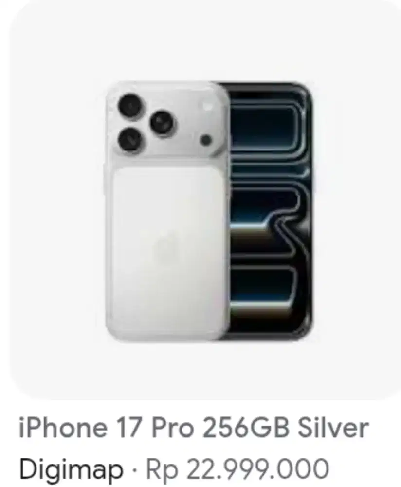 Dijual Iphone 17 Pro