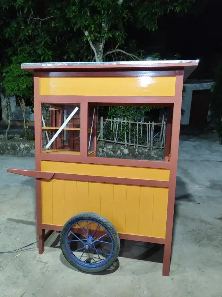 Promo Gerobak Mie Ayam jg Melayani Pesanan Grobak Bakso Bubur Sate dlL
