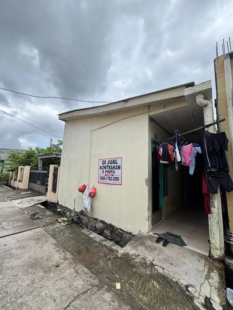 Dijual Kontrakan 5 pintu tanah + bangunan