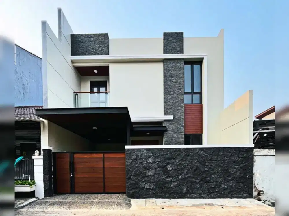 Rumah Baru Design Modern Natural Siap Huni Di Rawamangun Jakarta Timur
