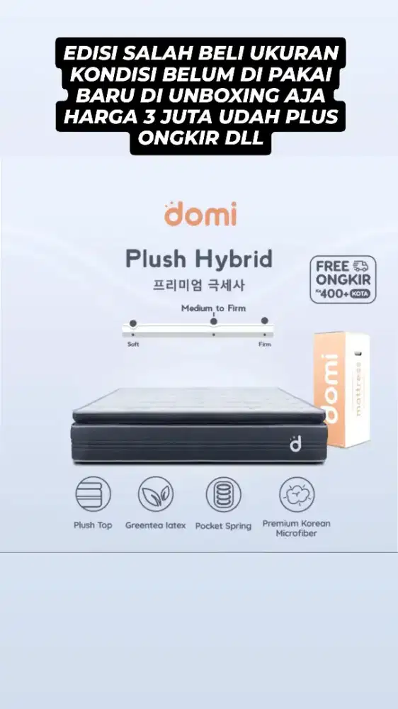 Domi Plush Hybrid Mattress