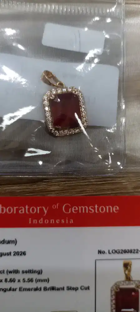 Natural Ruby (corundum)