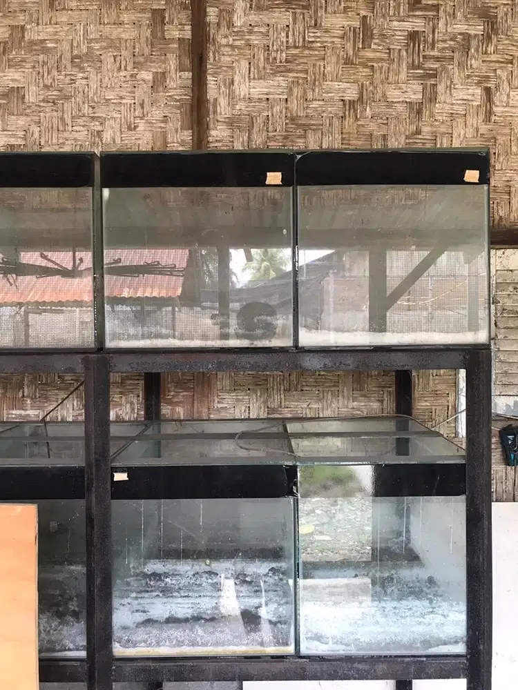 Aquarium 60x40x40 + Raknya Besi Tebal