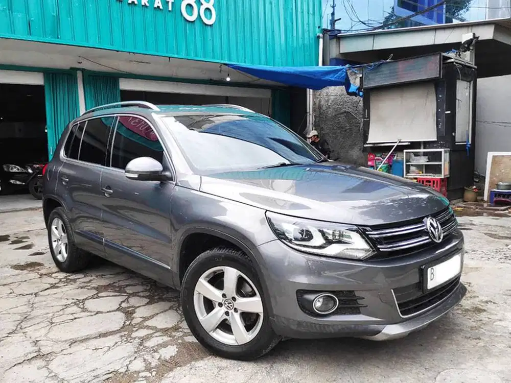 (Km56rb) Grade A VW Tiguan Highline Jok Kulit Orsinil Mulus Siap Pakai