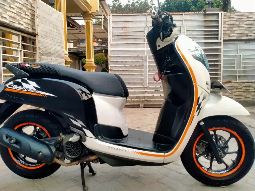Scoopy donat pajak hidup  sehat mesin segel keterangan detail dibawah