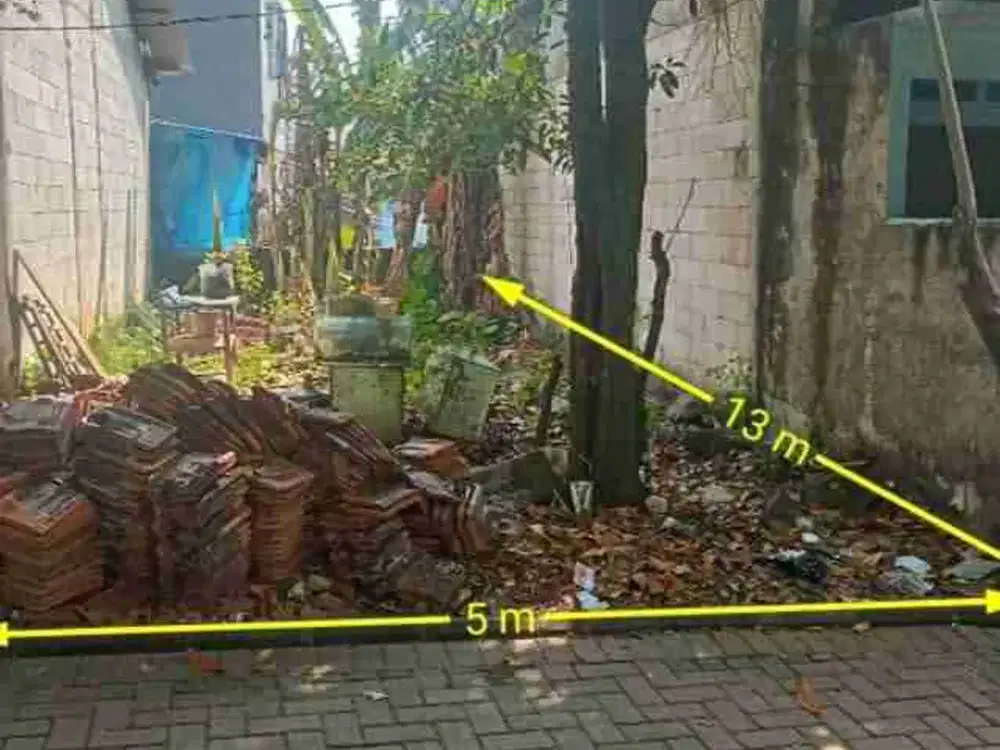 Dijual tanah 65 meter harga