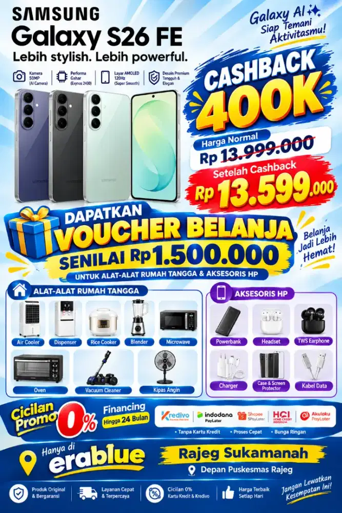 SAMSUNG S26FE SERIES harga ekonomis