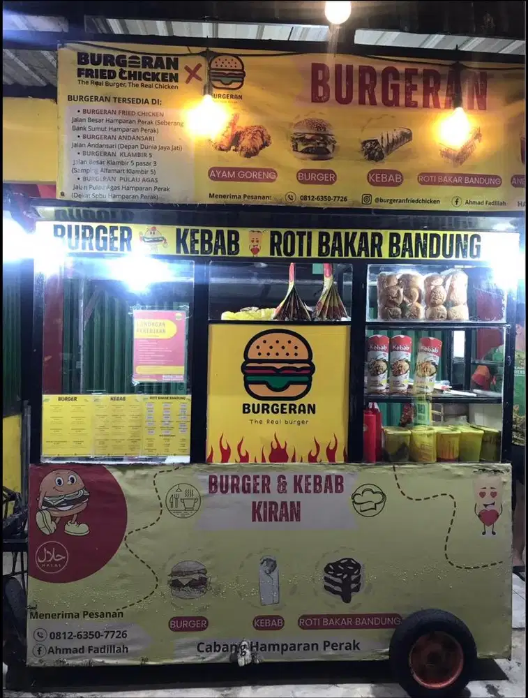 Gerobak Burger /Jualan