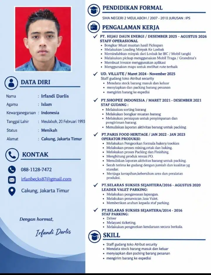 Mencari pekerjaan apa saja