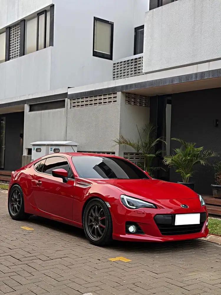 Subaru Brz Red on Black 2014 Sangat Terawat Low Km
