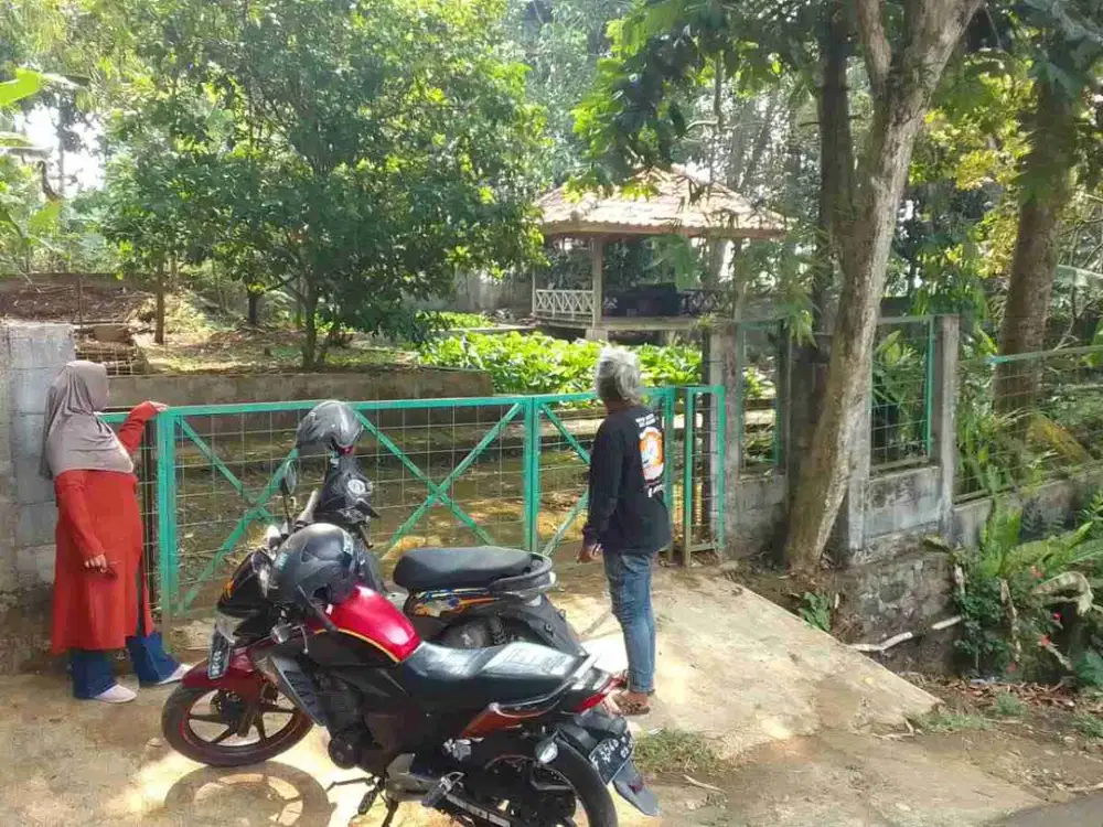 DIJUAL TANAH PRODUKTIF BONUS BANGUNAN PENDOPO di dekat Bukit Air Resto ciomas Bogor