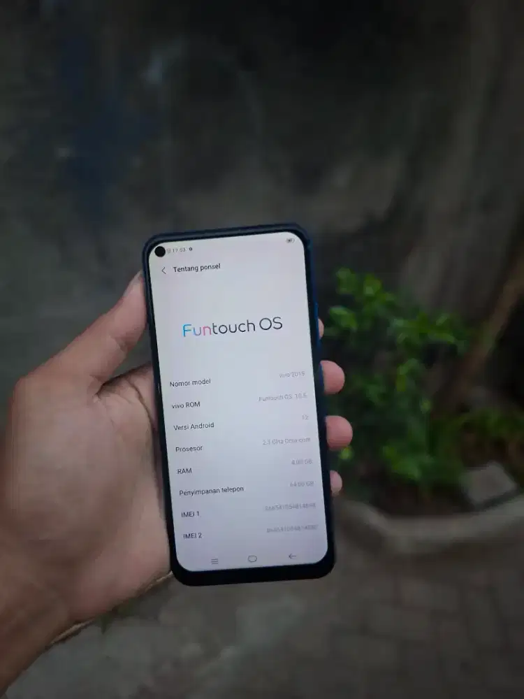 Vivo Y30i 2019 4/64 hp dan carger ajah