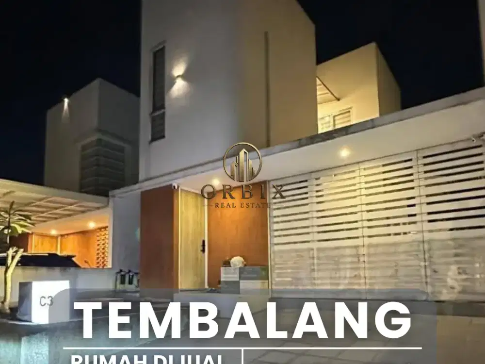 Rumah 2 Lantai Siap Huni Full Smart Home Dekat Undip Tembalang