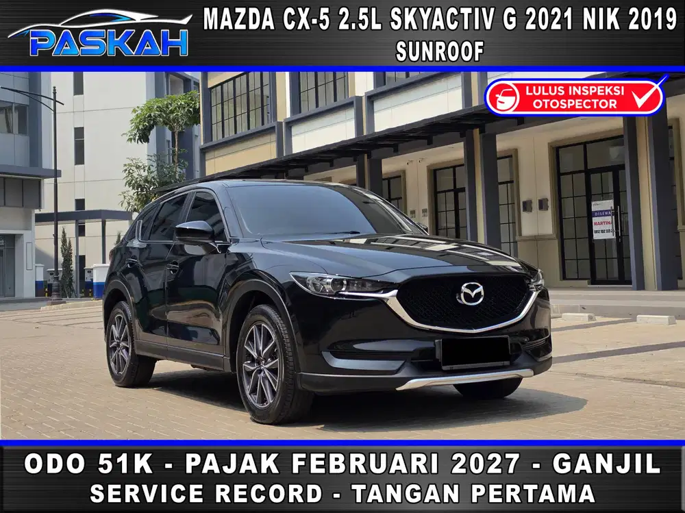 Odo 82rb RECORD BUNGA 5% PAJAK 2027 MAZDA CX5 2020 Nik 2019 FACELIFT