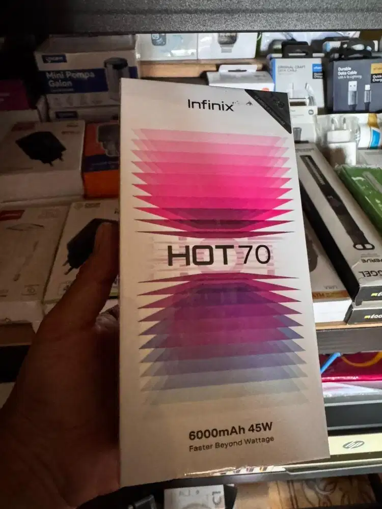 INFINIX HOT 70. RAM 8GB+128GB. BNIB/BARU/SEGEL. GARANSI RESMI BIS COD
