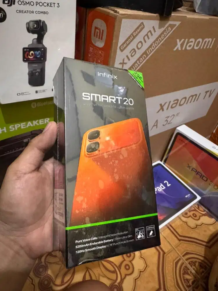 INFINIX SMART 20 RAM 4GB+128GB. BNIB/BARU/SEGEL. GARANSI RESMI