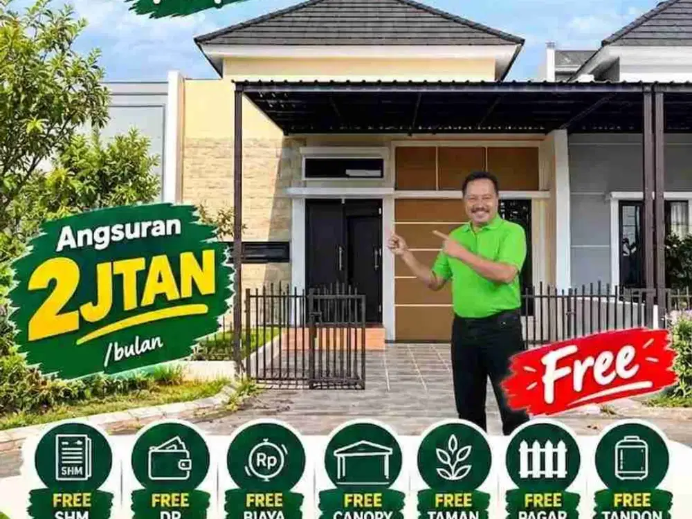 Rumah Murah Grand Sedati Regency hanya bayar 1jt langsung AKAD SIAP HUNI angsuran 2Jutaan