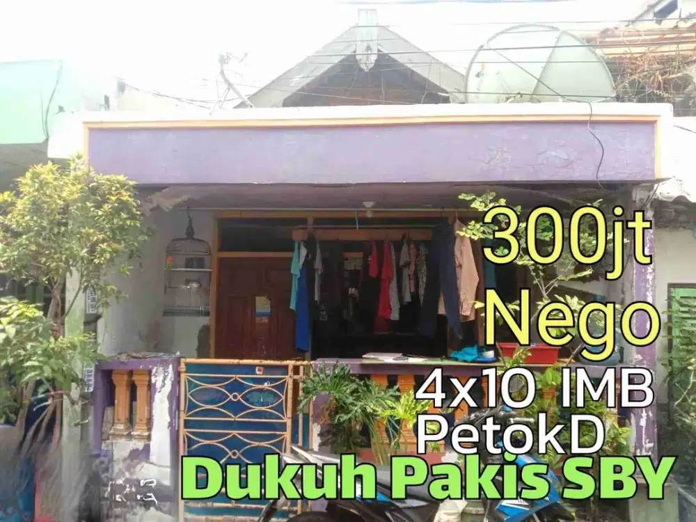 Rumah Murah siap Huni di Dukuh Pakis, Sby Selatan