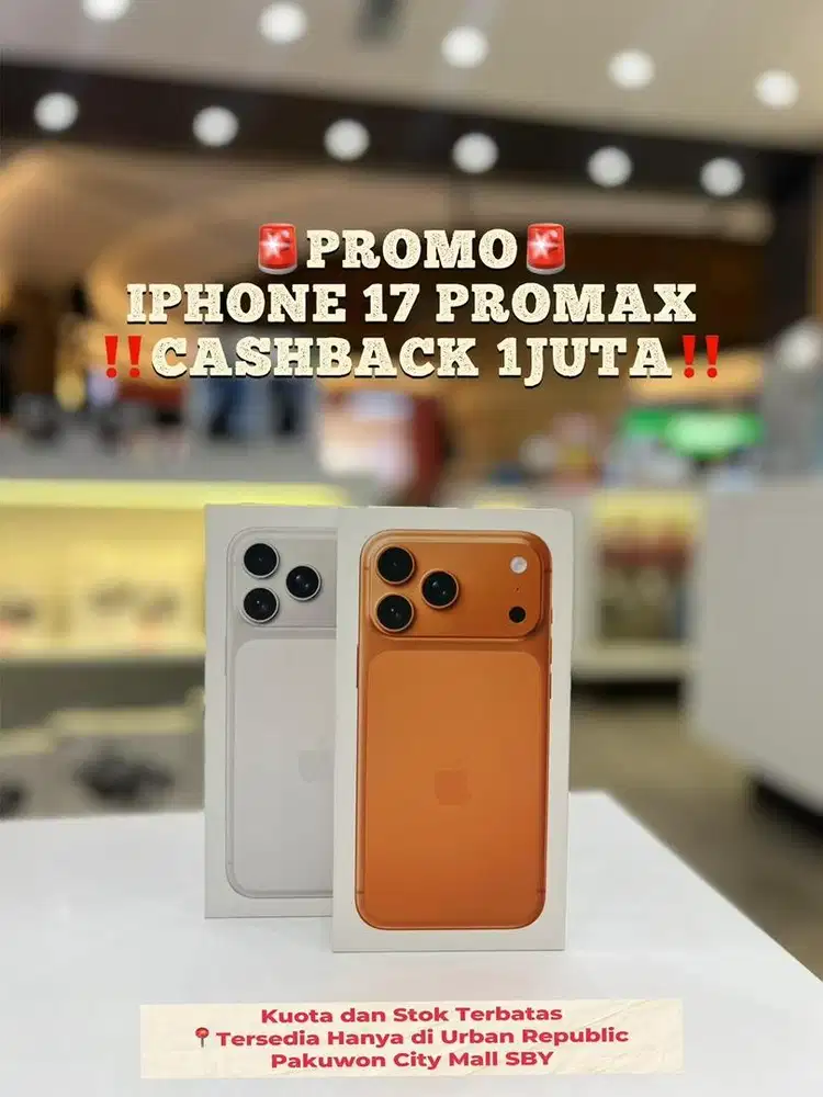 PROMO SPESIAL IPHONE 17 PROMAX IBOX