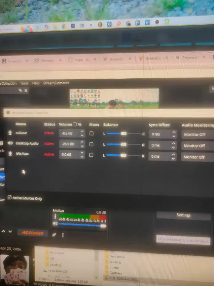 Monitor LED 24 inch merk HP
