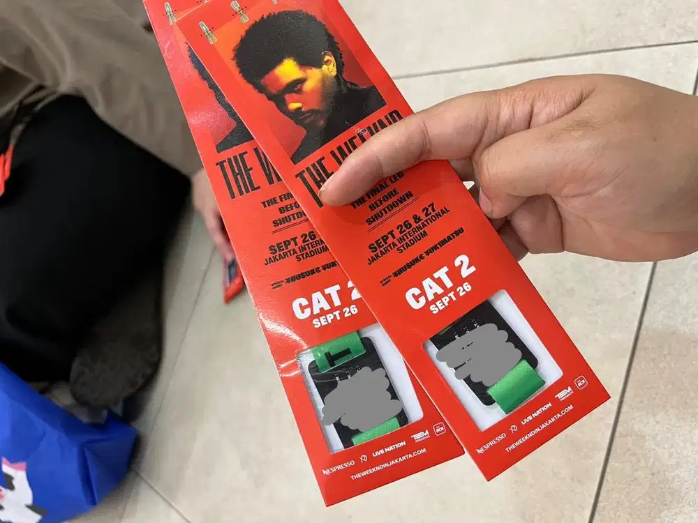 Sale tiket theweeknd