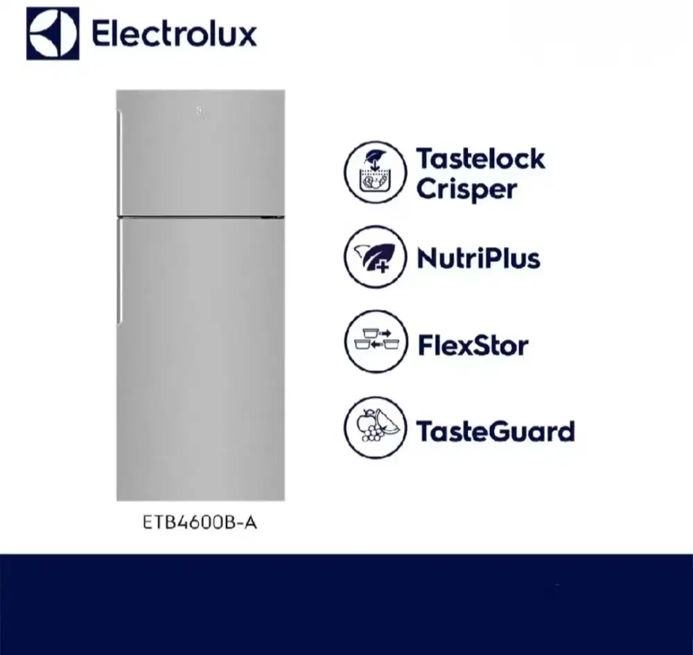 KULKAS 2 PINTU ELECTROLUX ULTIMATE TASTE 500 ETB4600B-A