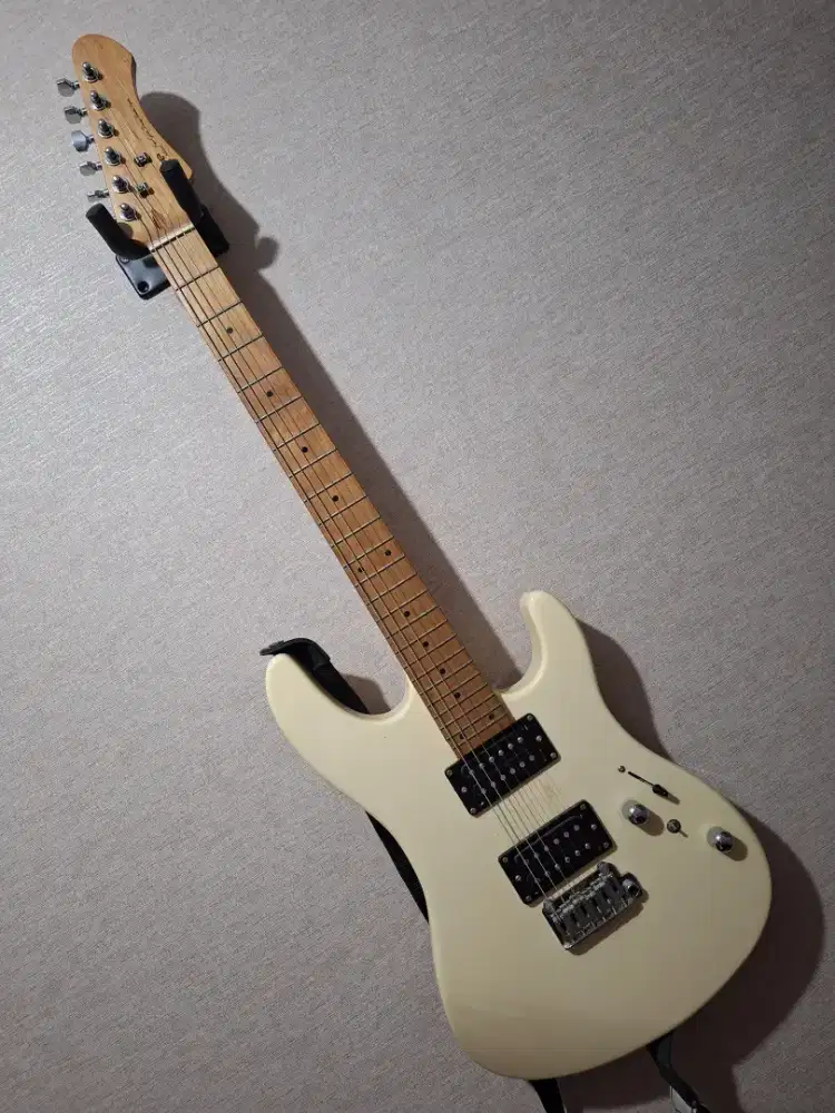 JUAL GITAR ELEKTRIK SQOE SEIB450 HH WARNA PUTIH