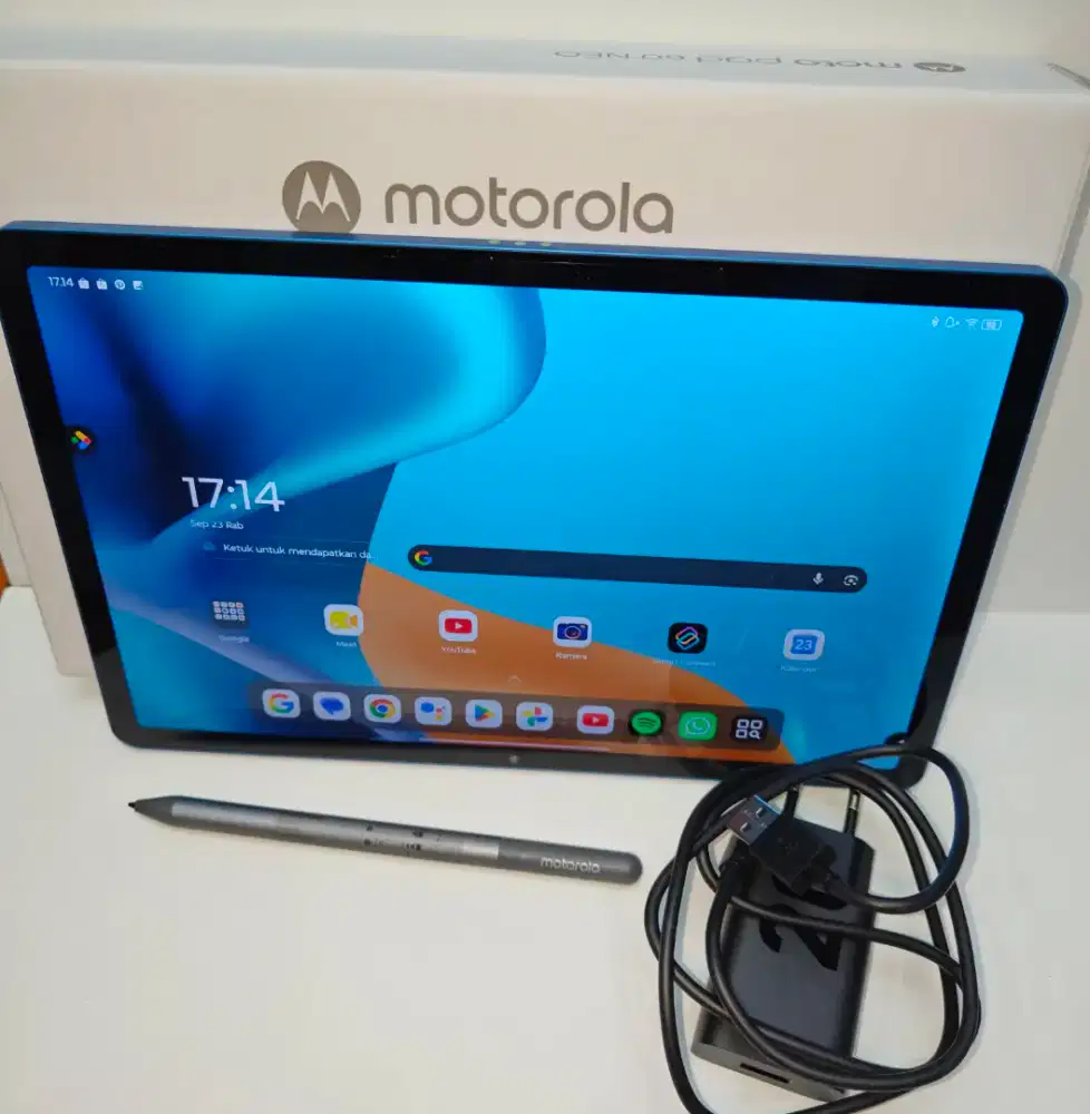 Moto Pad Neo 60 8/128GB Malibu Blue – Like New, Jarang Pakai