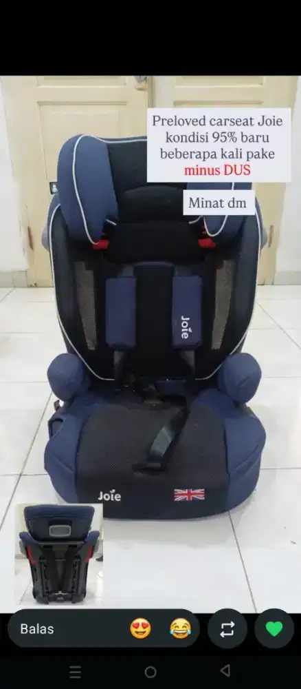 Carseat Joie Elevate