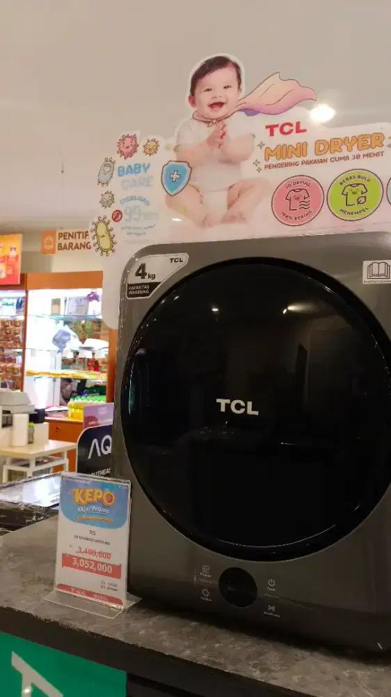 cicilan pengering pakaian TCL