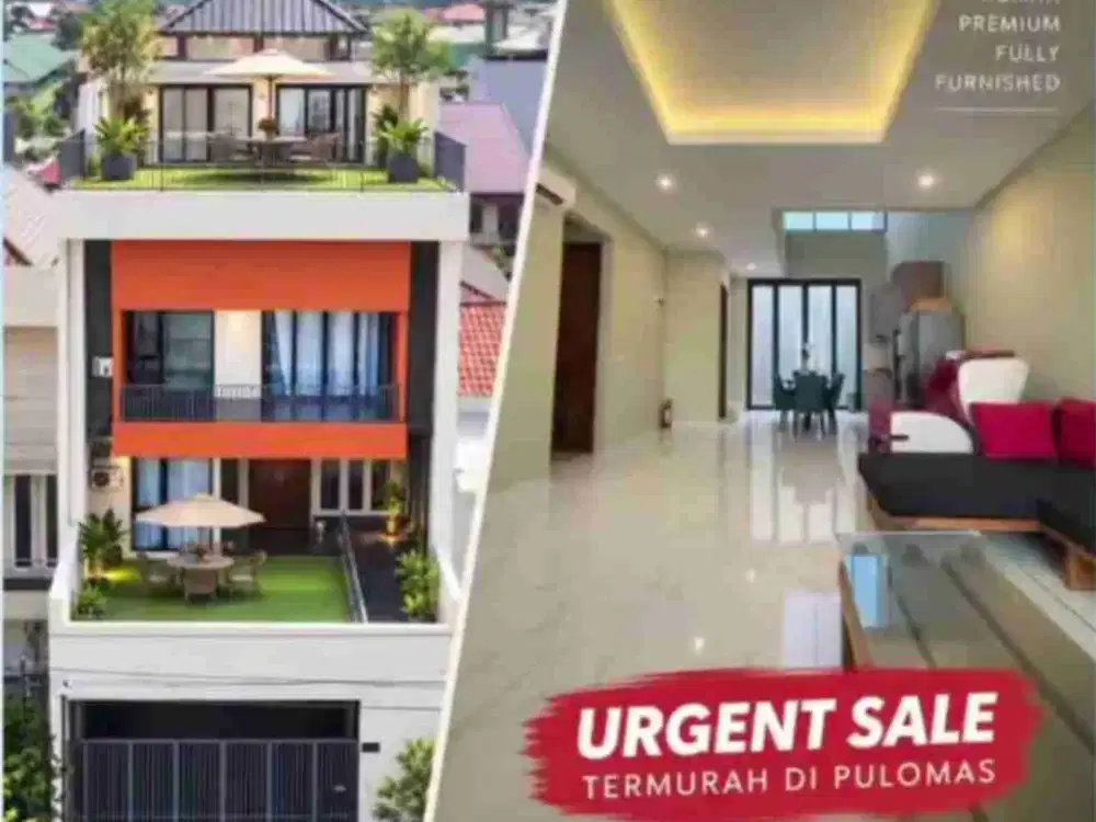 (SALE) RUMAH MODERN TROPICAL KOMPLEK ELITE PULOMAS - JAKARTA TIMUR