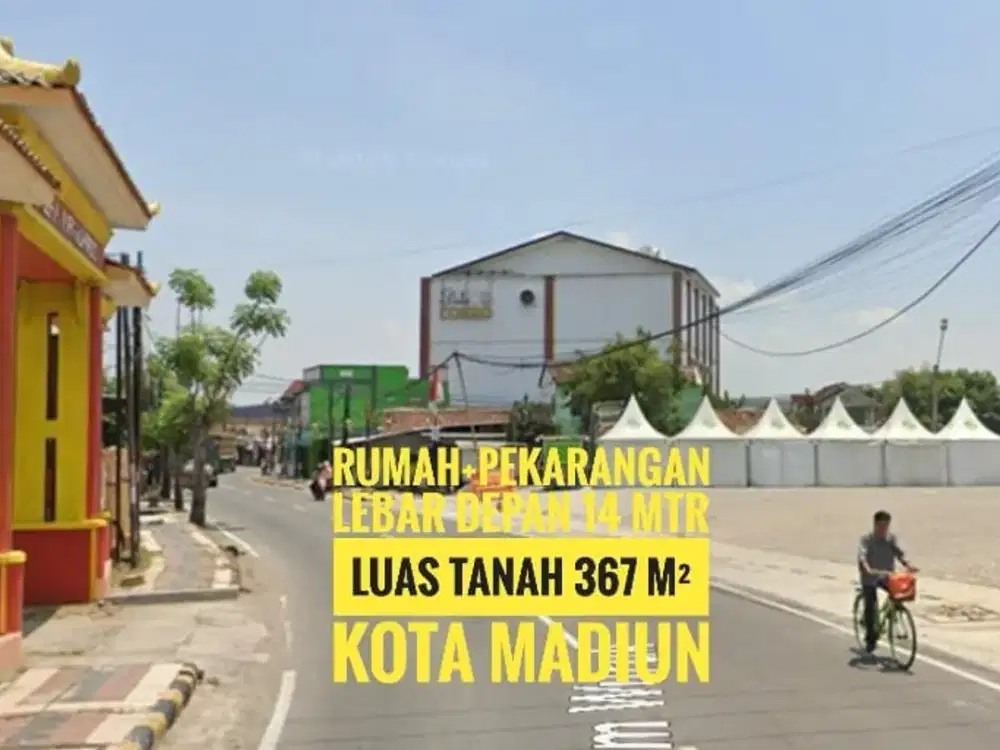 DIJUAL, Tanah&Bangunan Lama, Hayam Wuruk KOTA MADIUN Lokasi Sipp