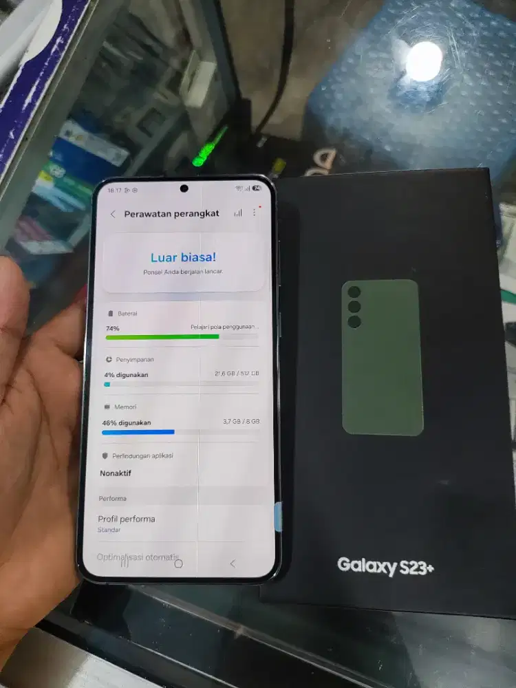 Samsung s23 plus 8/512 original resmi sein