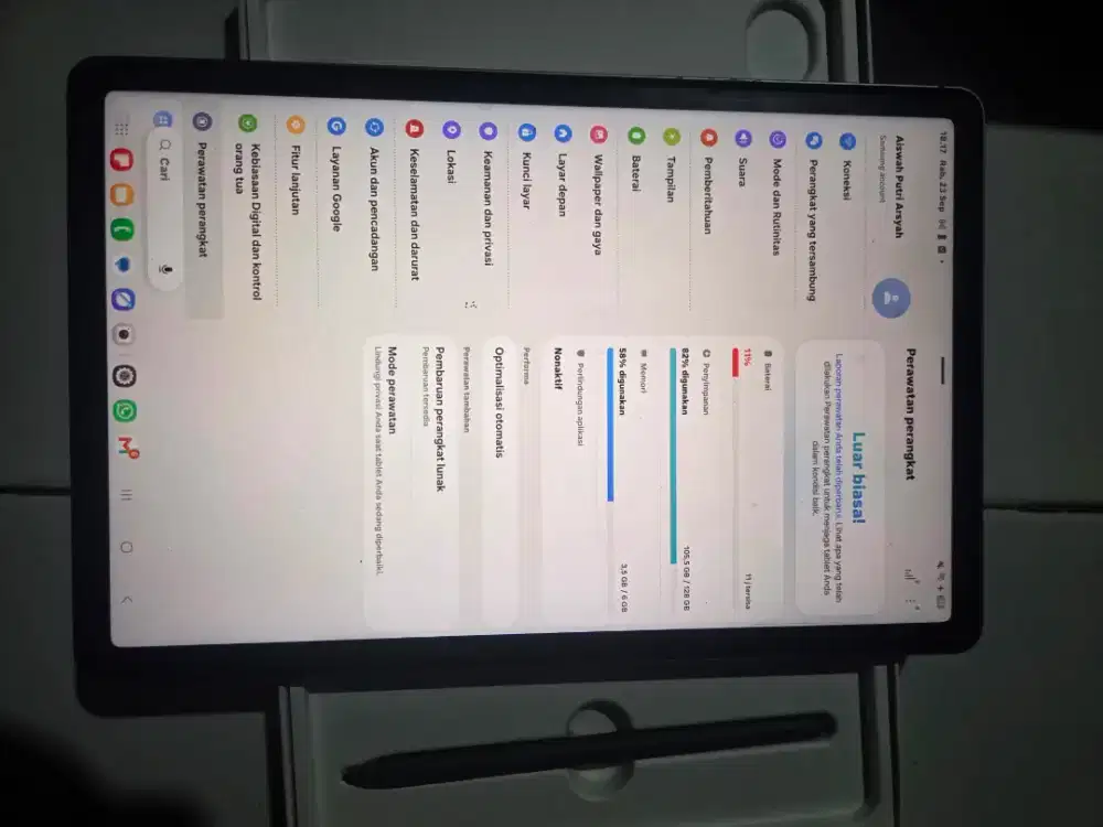 TABLET SAMSUNG S9 FE 6/128
